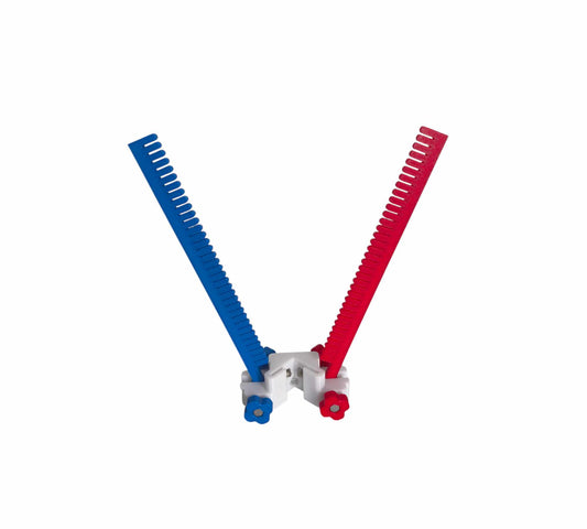 Double peigne coulissant tricolore "France"