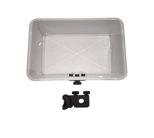 Amiaud (tube rond 20 mm) bac avec support