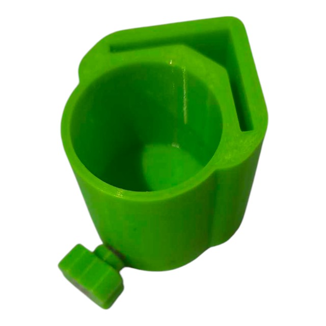 Godet porte canne compatible tout piquet alu (bridage avant)