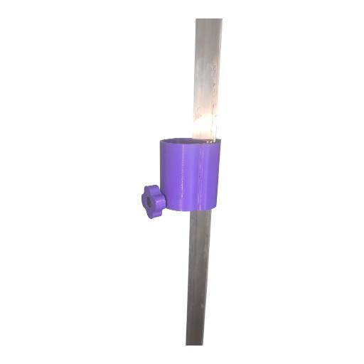 Godet porte canne compatible tout piquet alu (bridage avant)