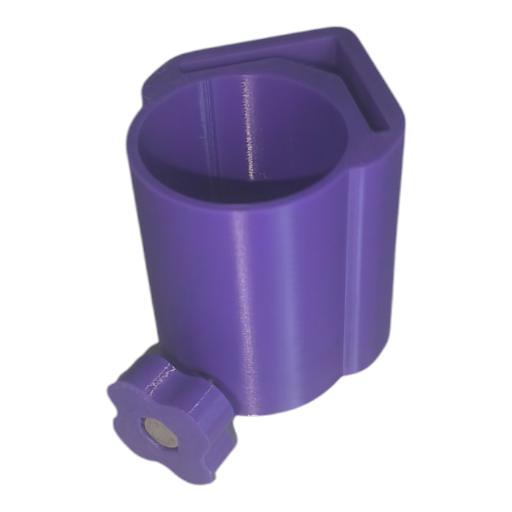Godet porte canne compatible tout piquet alu (bridage avant)