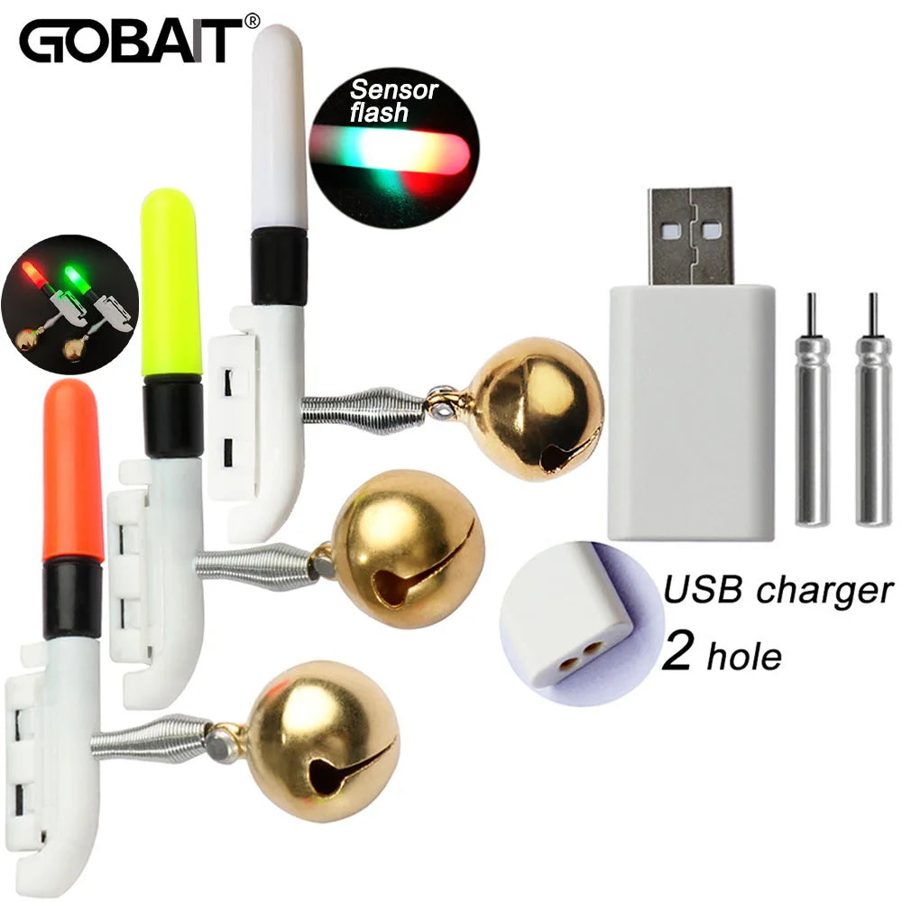 Détecteur de touche pour canne à pêche (avec clip et clochette)