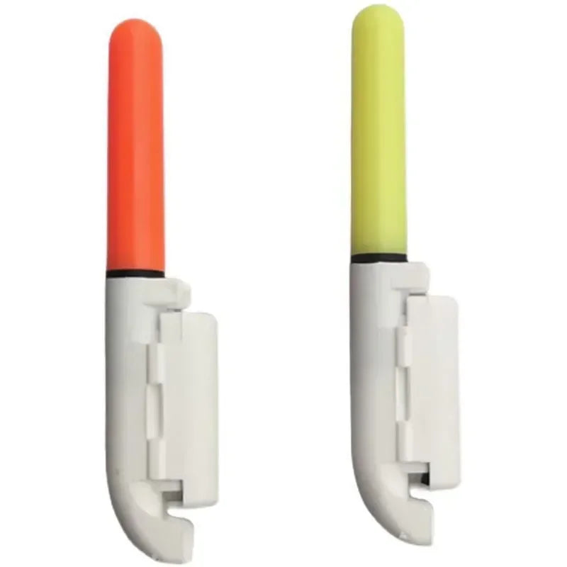 Lot de 10 bâtons lumineux électroniques à clipser pour canne à pêche