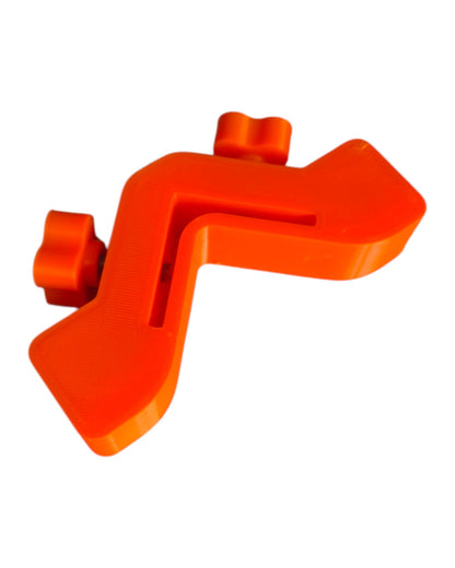Support coulissant double face pour fixation accessoire sur piquet Surfcasting